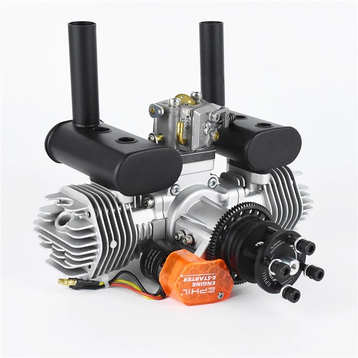เครื่องยนต์เบนซินสูบคู่ 40cc พร้อมสตาร์ทไฟฟ้า